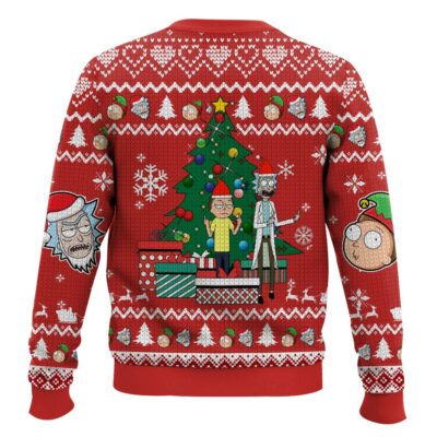 Rick And Morty Merry Swiftmas Ugly Sweater