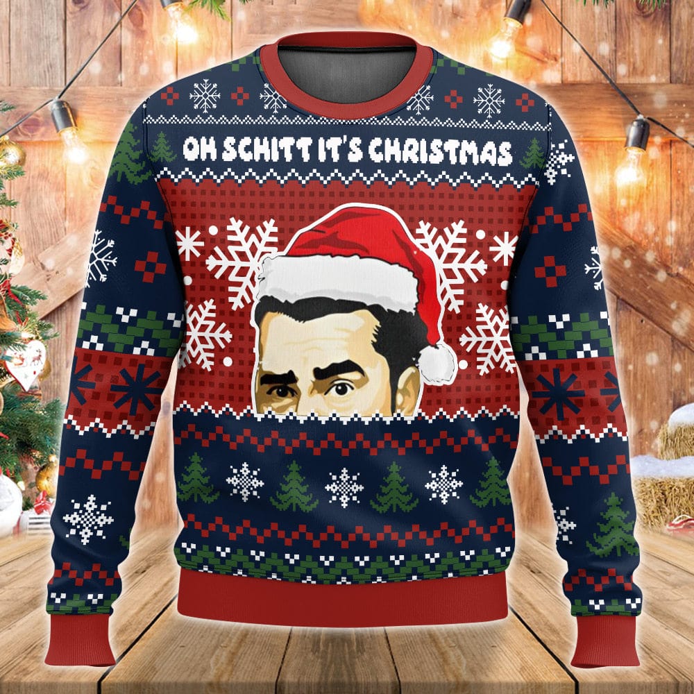 Schitt's Creek Oh Schitt It's Christmas Ugly Christmas Sweater