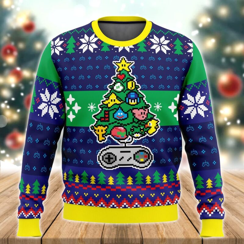 A Classic Gamer Christmas Ugly Christmas Sweater