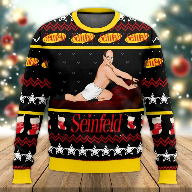 George Costanza Seinfield Ugly Sweater