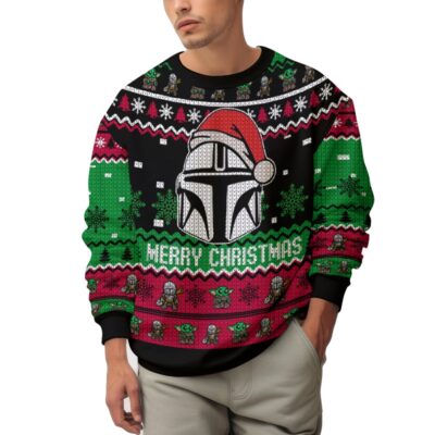 Star Wars Mandalorian Ugly Sweater