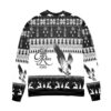 Eagle Rare Whiskey Bourbon 3D Christmas Knitting Pattern Ugly Sweater