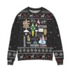 Elf Movie Welcome Santa Snowflake Pattern Ugly Christmas Sweater