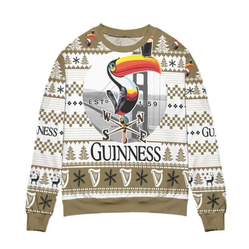 2021 Guinness Beer 1759-toucan Ugly Christmas Sweater