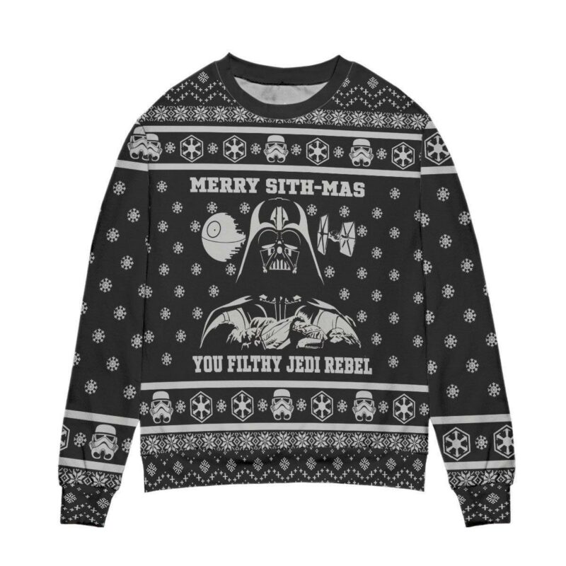 Star Wars Darth Vader Merry Sithmas You Filthy Jedi Rebel Ugly Christmas Sweater