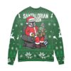 Santalorian Mandalorian Santa Claus Christmas Ugly Baby Yoda New Year Eve Holiday Sweater