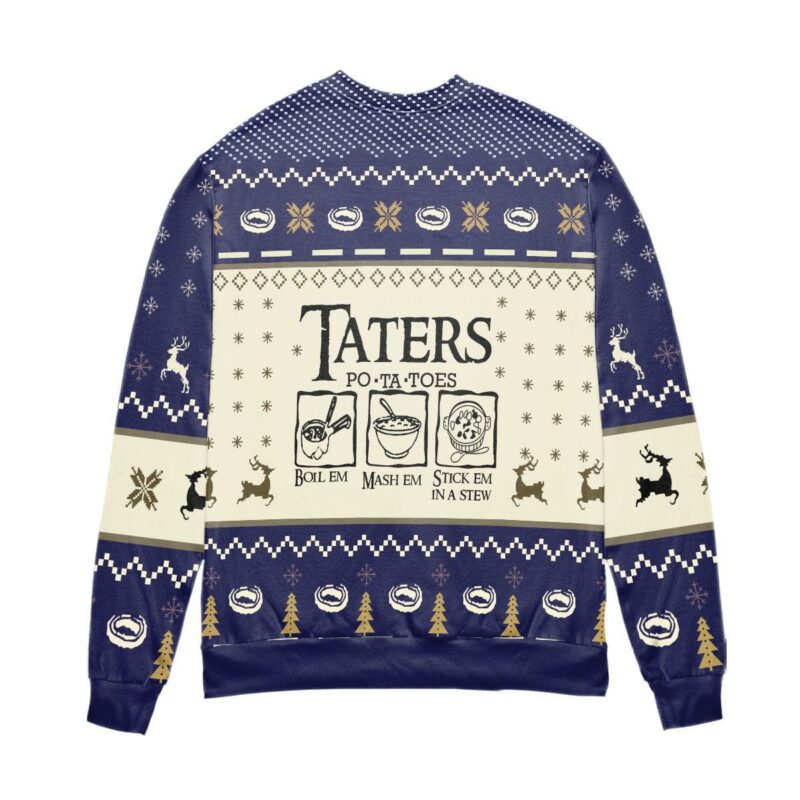 LOTR Taters Potatoes Ugly Christmas Sweatshirt