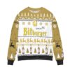 Bitburger Beer Logo Reindeer Pattern Ugly Christmas Sweater