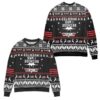 Top Gun Because I Was Inverted Snowflake Pattern Ugly Christmas Sweater