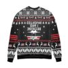 Top Gun Because I Was Inverted Snowflake Pattern Ugly Christmas Sweater