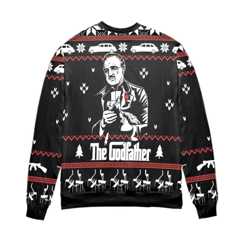 Vito Corleone The Godfather Ugly Christmas Sweater