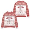 Vodka Smirnoff Red Label Logo Ugly Christmas Sweater