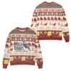 Wild Turkey Bourbon Snowflake Pattern Christmas Ugly Sweater