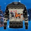 Christmas Horses 3D All Over Printed Sweater