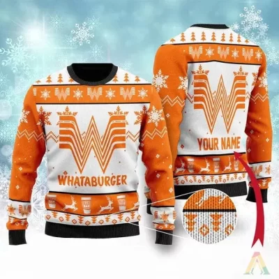 Whataburger Christmas Sweater