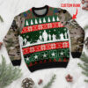 Personalized Rank US Army Christmas Sweater