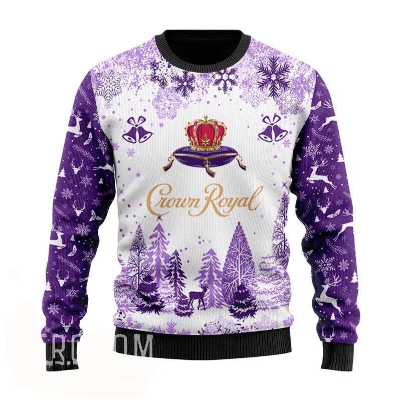 Xmas Crown Royal Ugly Christmas Sweater