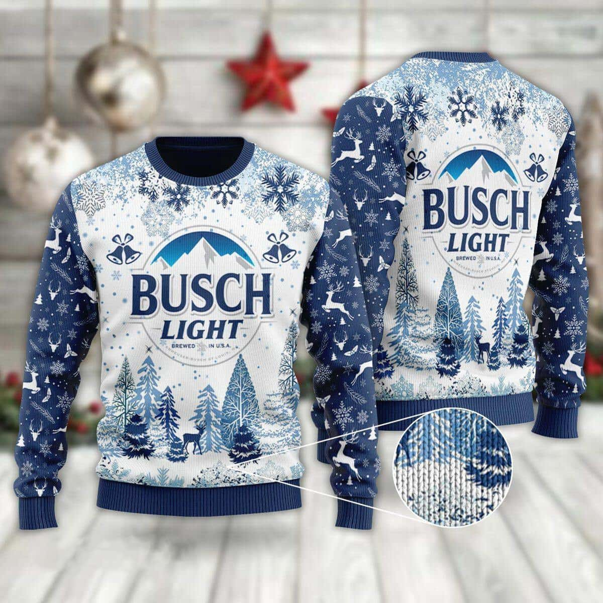 Busch Light Ugly Christmas Sweater