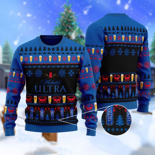 Michelob Ultra Ugly Sweater