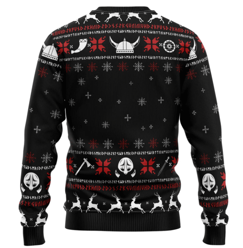 Valhalla Viking Ugly Christmas Sweater