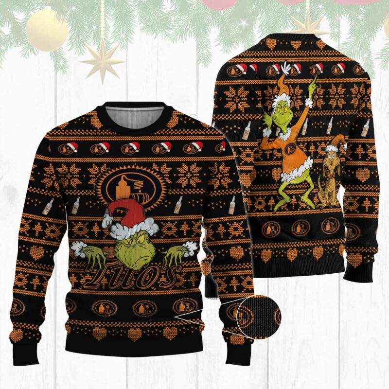 Tito's Grinch Ugly Sweater