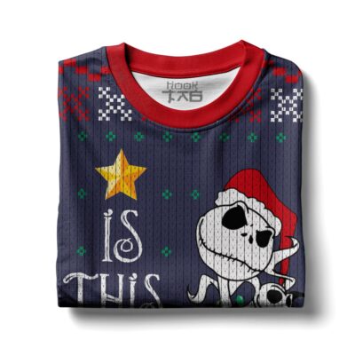 Is This Jolly Enough - Jack Skellington Ugly Sweater