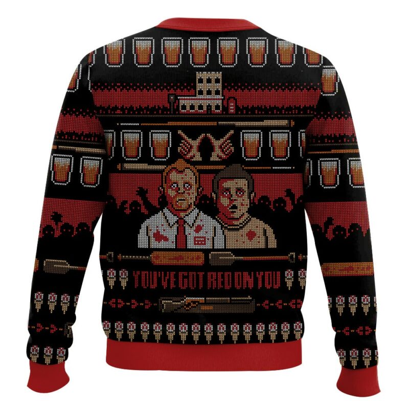 You've Got Red on You Shaun Of The Dead Ugly Sweater