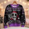 Merry Nightmare Christmas Jack Skellington Ugly Sweater