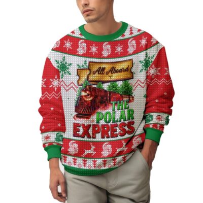 Polar Express Conductor - The Polar Express Ugly Sweater