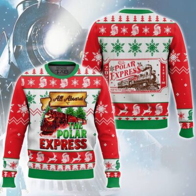 Polar Express Conductor - The Polar Express Ugly Sweater