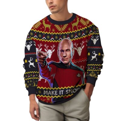 Captain Picard Star Trek Ugly Sweater