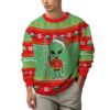 Alien Believe Ugly Sweater