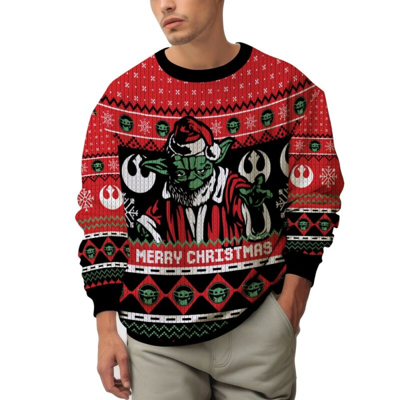 Merry Christmas Yoda Star Wars Ugly Sweater