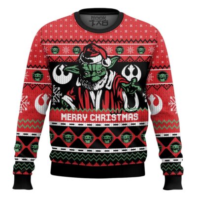 Merry Christmas Yoda Star Wars Ugly Sweater