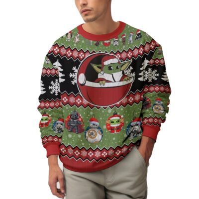 Merry Christmas Yoda Star Wars Ugly Sweater