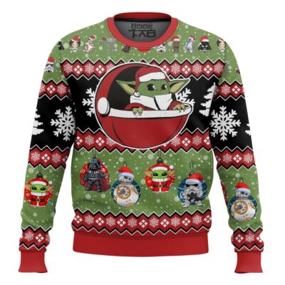 Merry Christmas Yoda Star Wars Ugly Sweater