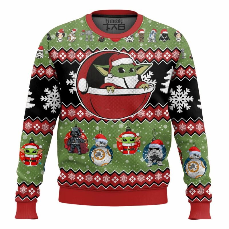 Merry Christmas Yoda Star Wars Ugly Sweater