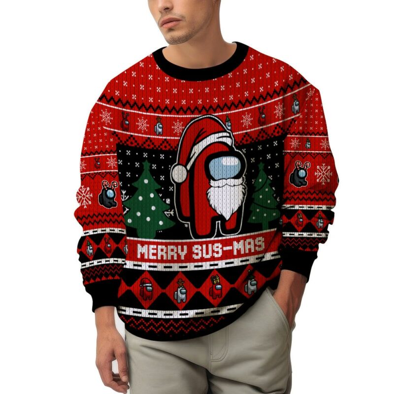 MERRY SUS MAS Among Us Ugly Sweater