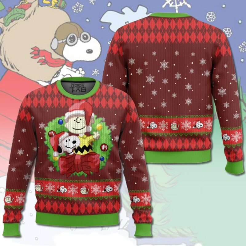 Charlie Brown and Snoopy Ugly Sweater