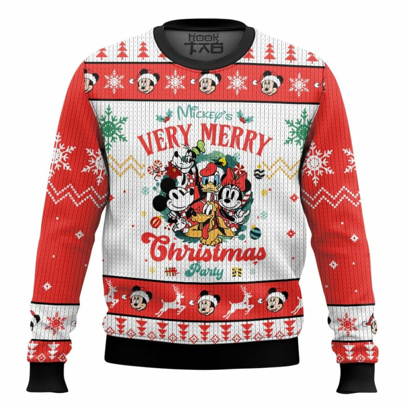 Mickey And Friends Christmas Ugly Sweater