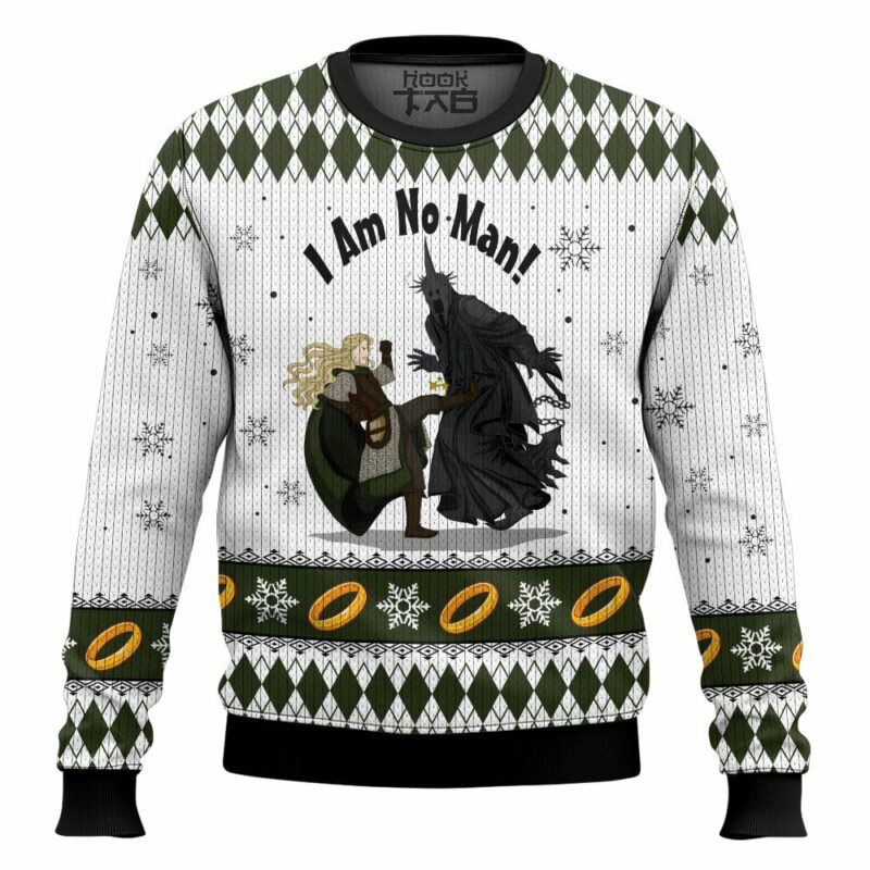 I Am No Man Lord Of The Rings Ugly Sweater