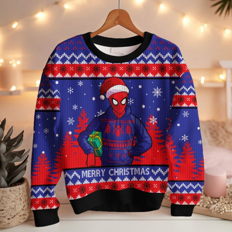 Merry Christmas Spider-man Ugly Sweater