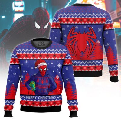 Merry Christmas Spider-man Ugly Sweater