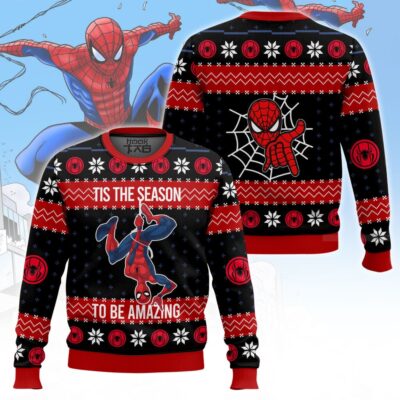 Tis The Season To Be Amazing Spider-man Ugly Sweater