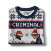 CRIMINAL CHRISTMAS Pulp Fiction Ugly Sweater