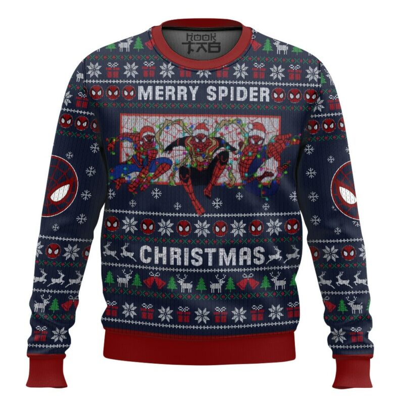 Merry Spider Christmas Ugly Sweater