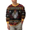 Gandalf Claus Says "Christmas Shall Not Pass!" Lord of the Rings Ugly Sweater