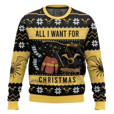 All I Want For Christmas Harry Potter Ugly Sweater