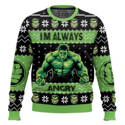 I'm Always Angry Hulk Ugly Sweater