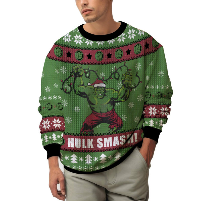 Hulk Smash! Ugly Sweater